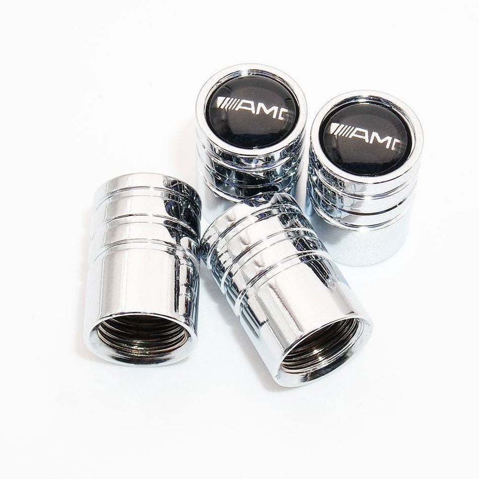 Black Valve Stem Caps and TRD Keychain Set for Toyota Vehicles