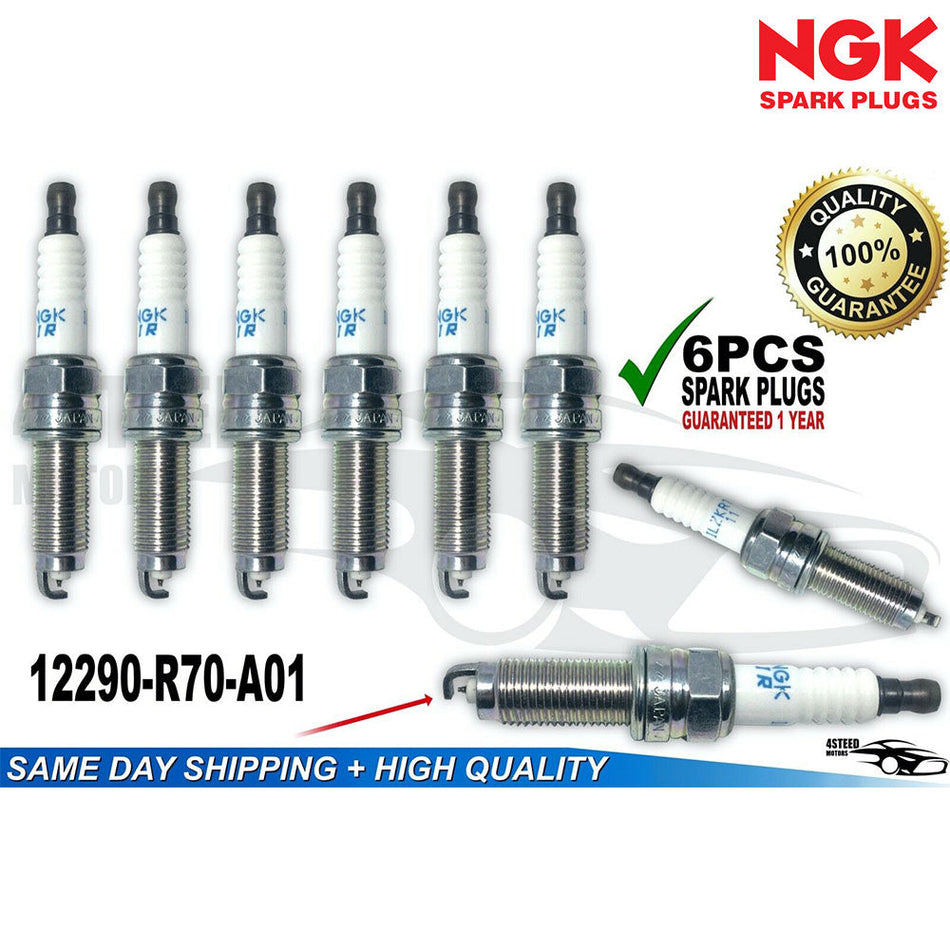 Iridium Spark Plugs ILZKR7B11 for Honda Accord Pilot Odyssey V6