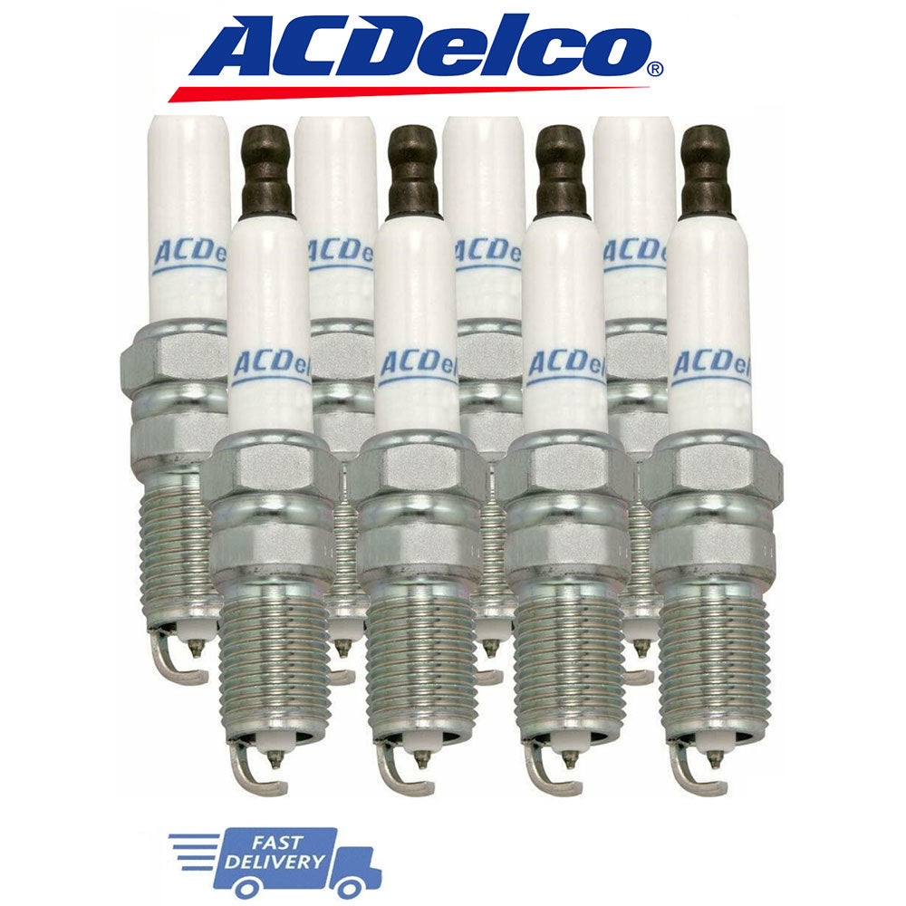 8pcs Platinum Spark Plugs 41-962 Compatible with Chevrolet Buick GMC Hummer