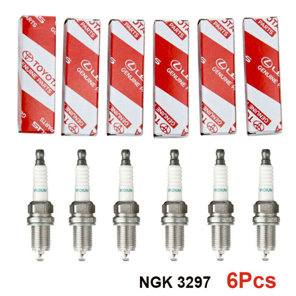 Iridium Spark Plugs for Toyota, Lexus, Chevy, Ford - 6PCS Set