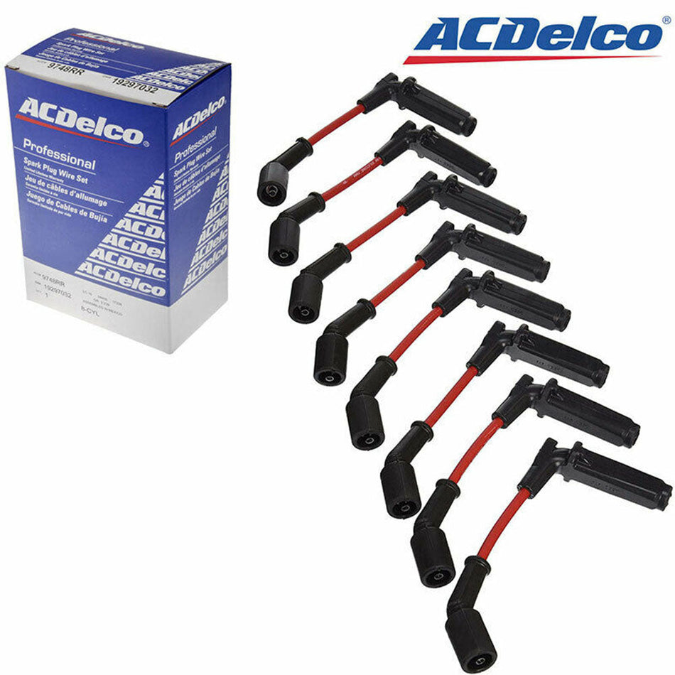 Spark Plug Wire Set Compatible with Pontiac Chevrolet Saab Buick 05-08
