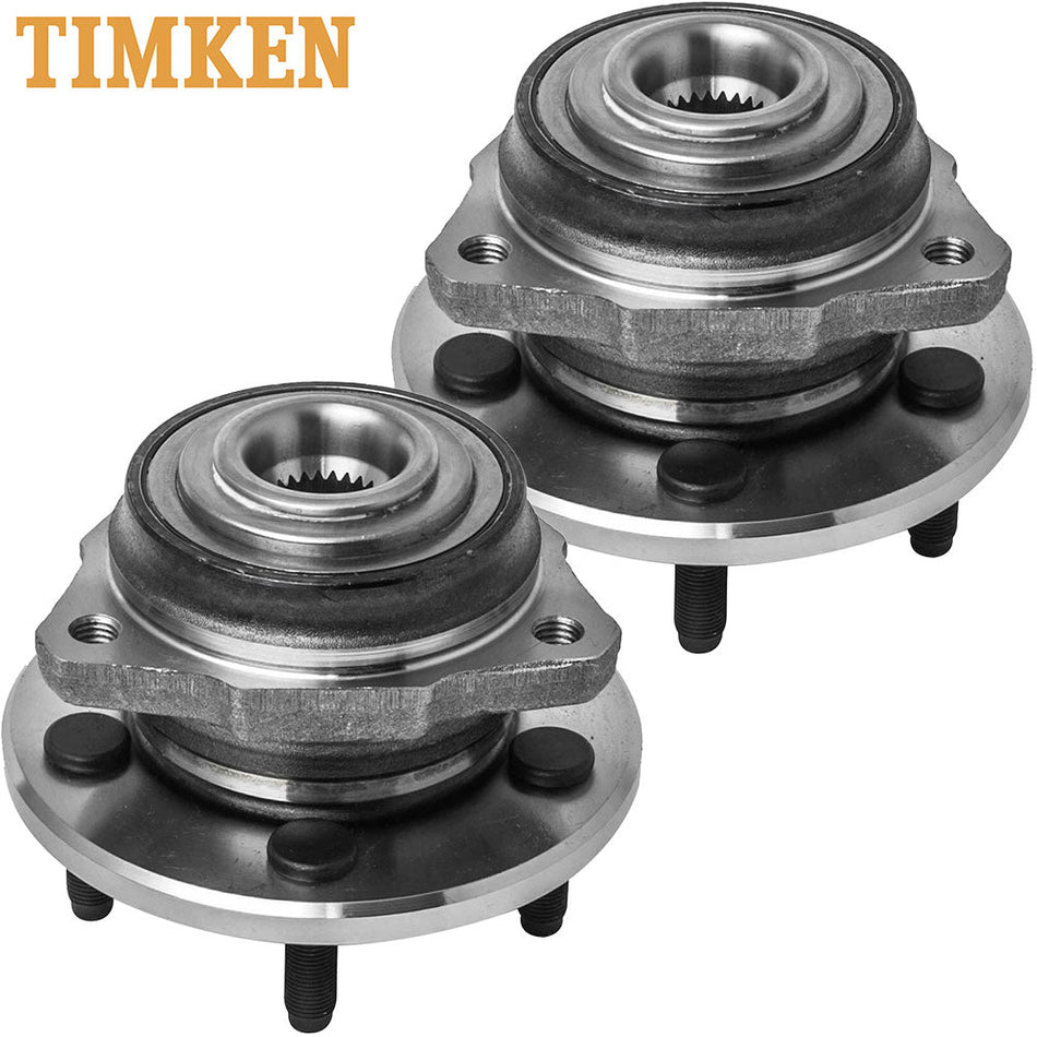 Front wheel bearing hub assembly for 2002-2005 Jeep Liberty (2-Pack)