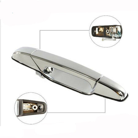 Black Tailgate Handle with Keyhole for Toyota Tundra 2000-2006