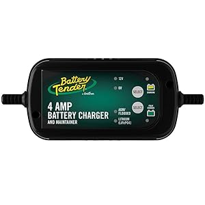 4 amp automatic battery charger for car truck motorcycle ATV lawnmower