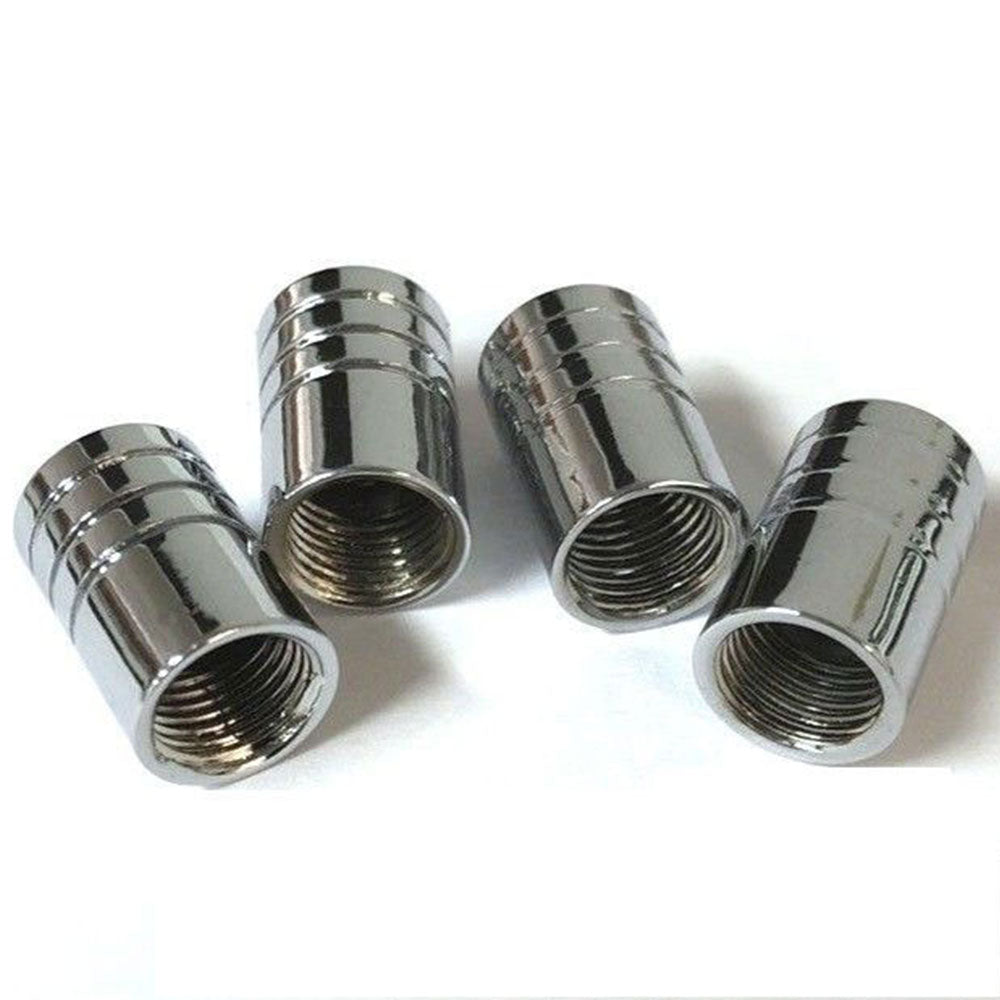 Black Valve Stem Caps and TRD Keychain Set for Toyota Vehicles