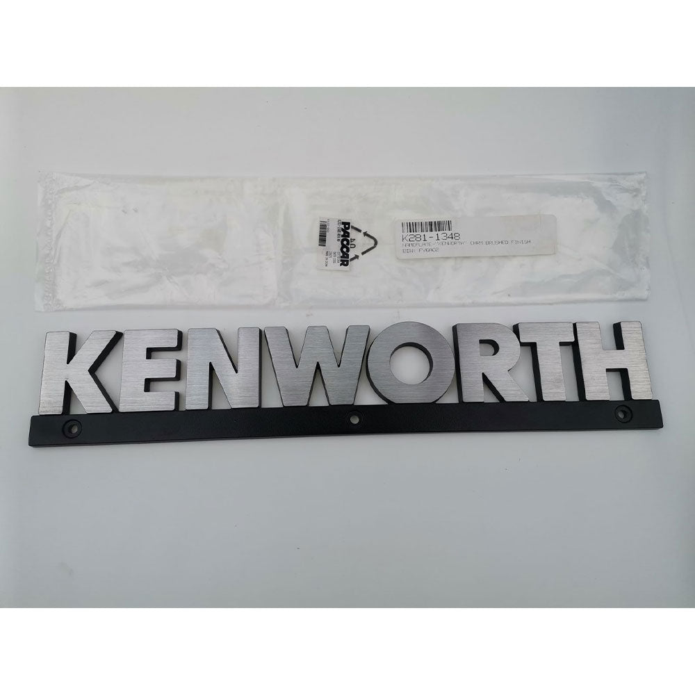 Chrome Metal Nameplate Emblem Plate for Truck Cab