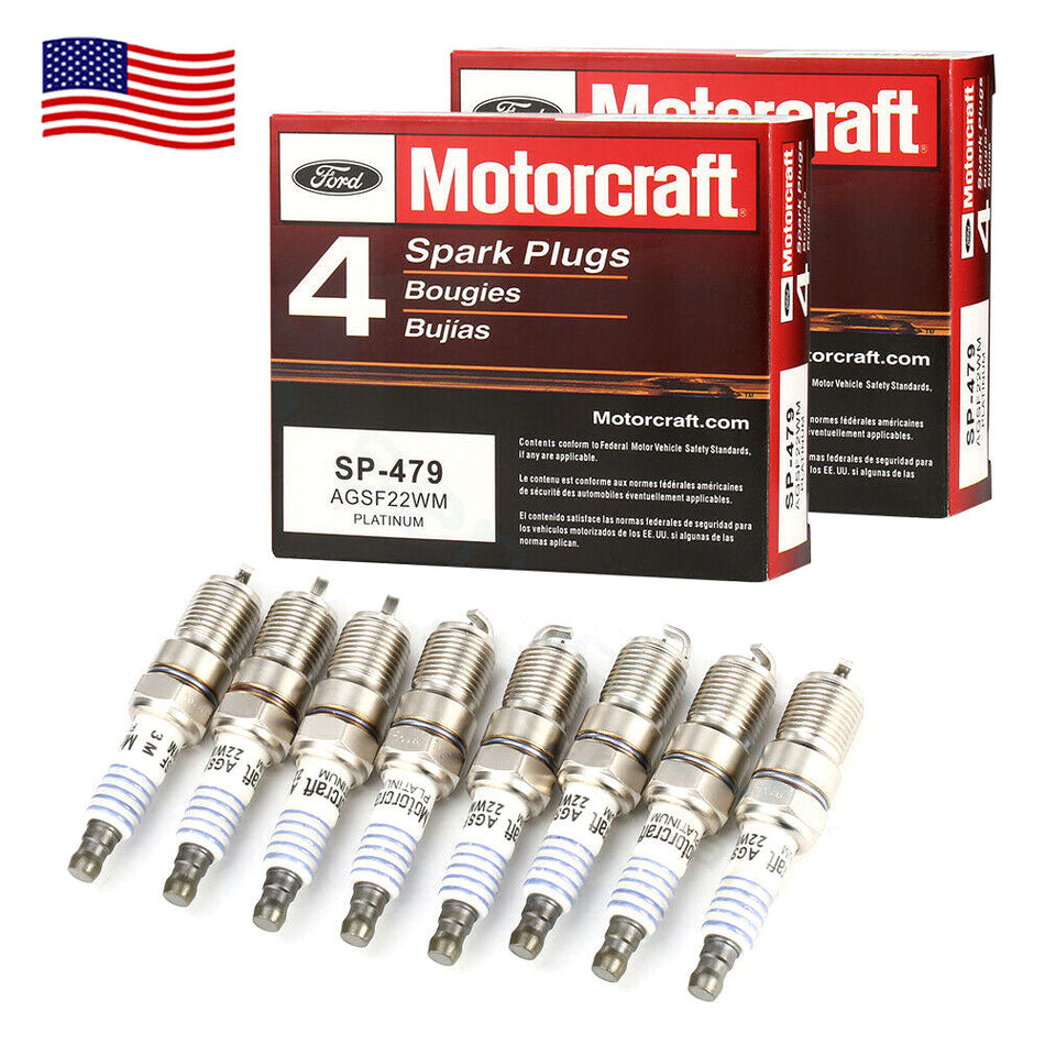 Spark Plugs 8-Pack for Ford, Lincoln, Audi 3.7L V8 2013-2017