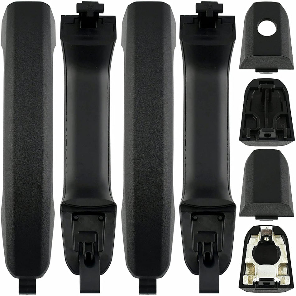 Black Exterior Door Handles for Chevy Silverado GMC Sierra Yukon