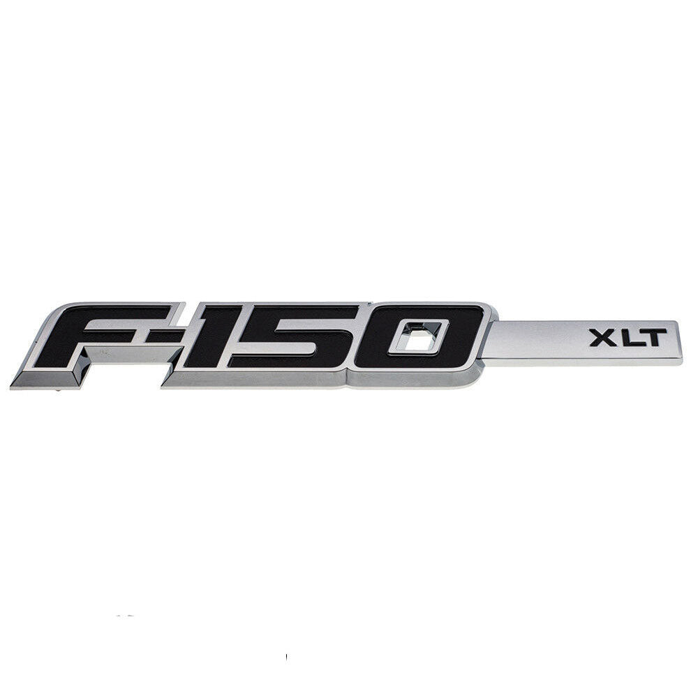 Chrome Fender Emblems for Ford F-150 XLT Side Badge 2009-2014