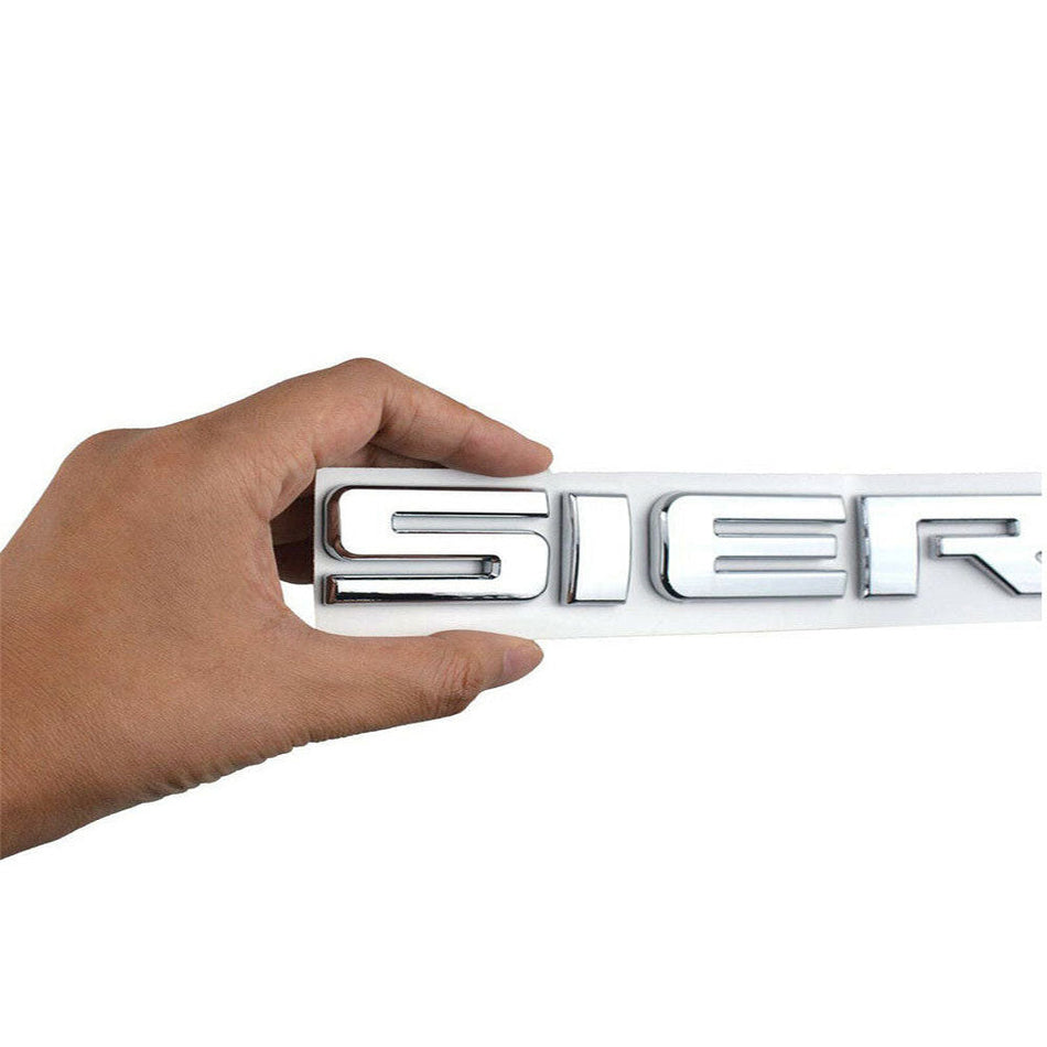 Sierra Chrome Emblem 15129653 for 2007-2019 Silverado and Sierra Trucks