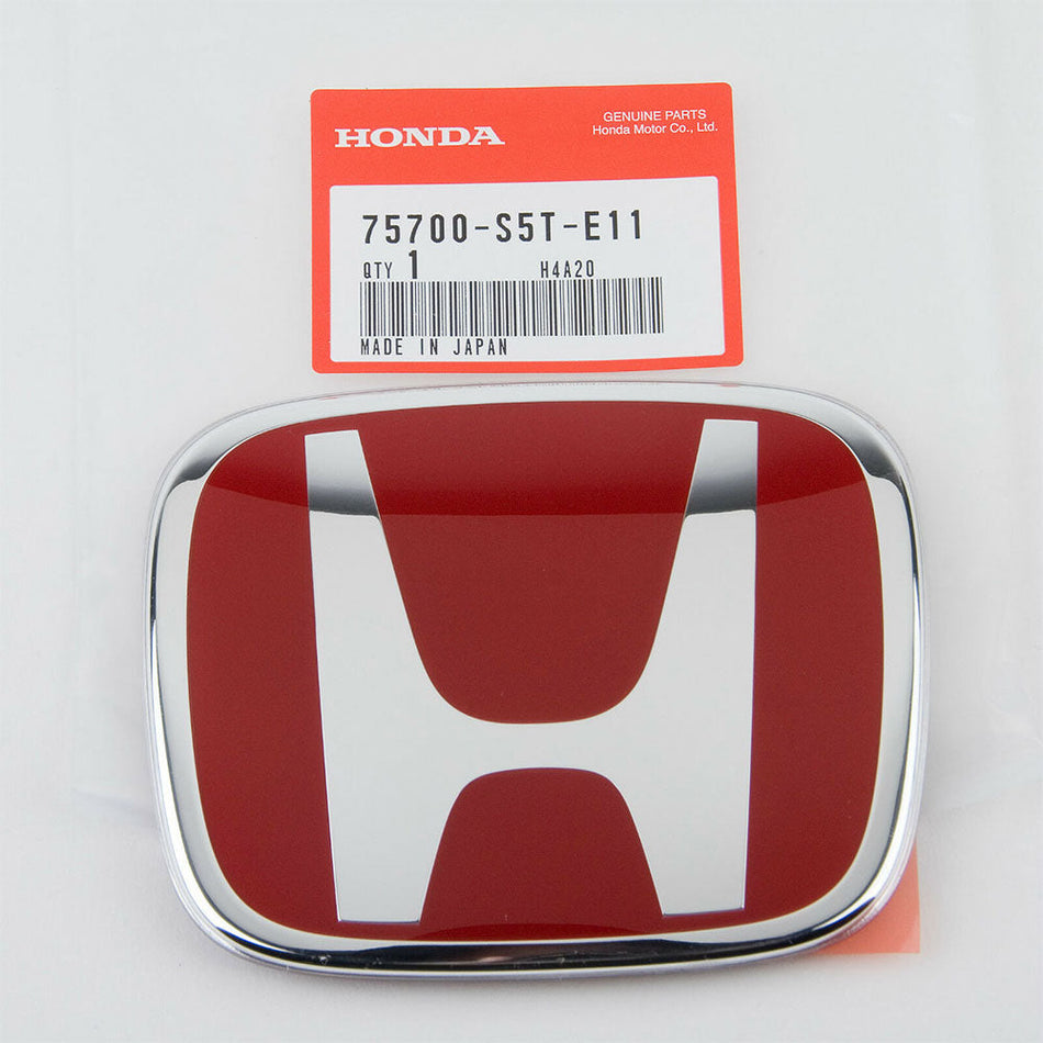 Honda Emblem - Civic Accord CRV FIT HR-V 75700-S5T-E11, Red