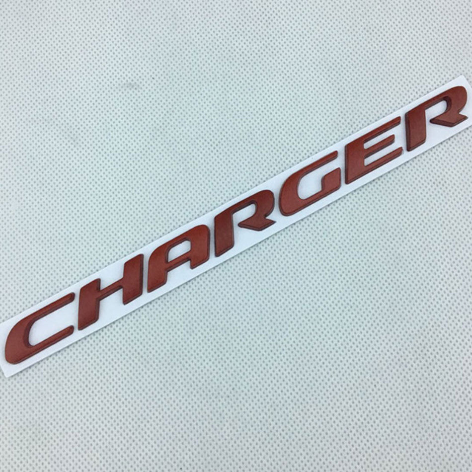 2015-2023 Dodge Charger Left Side Red Emblem - OEM #68280000AA