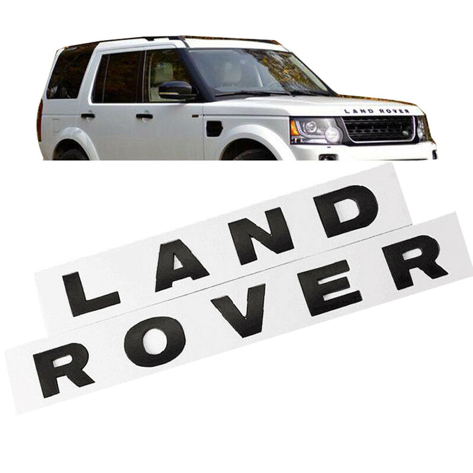 LAND ROVER Hood Emblem Letter Matte Black DAB500050LQV, DAB500080LQV