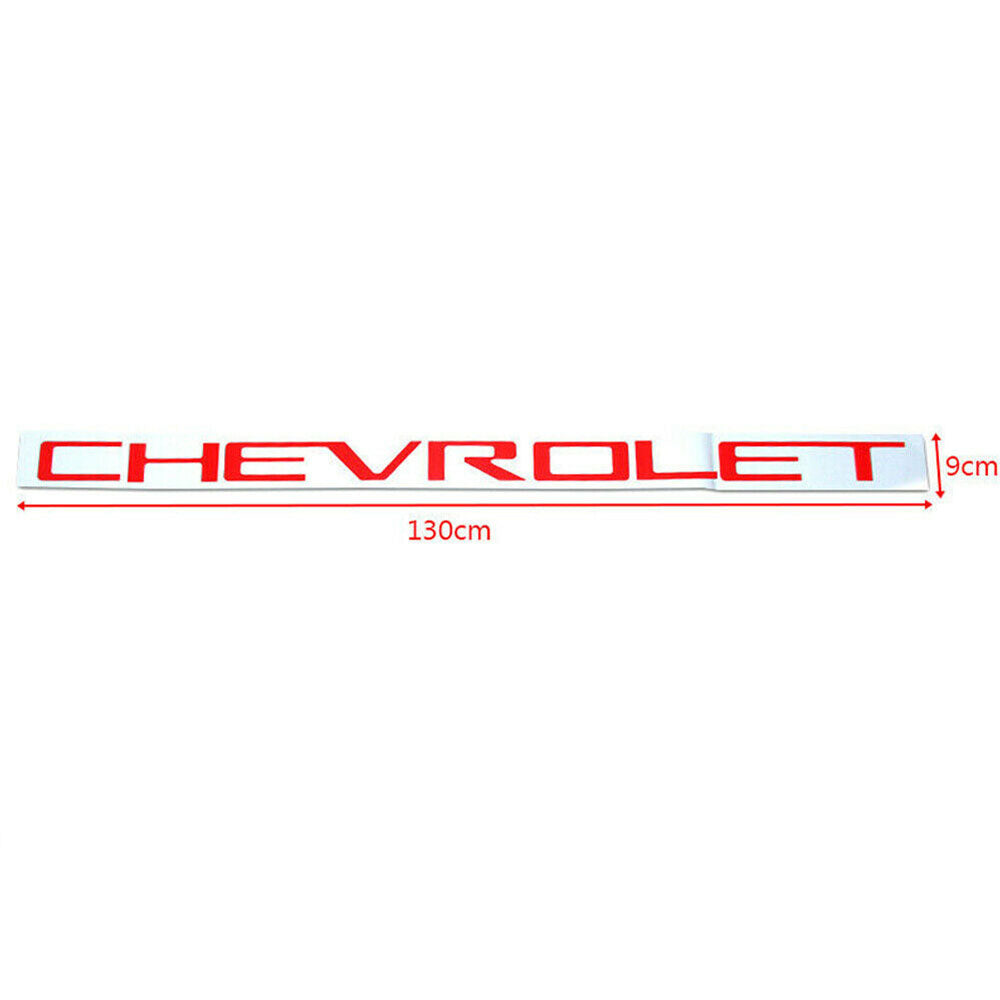 2019-2023 Silverado Red Tailgate Letter Inserts - Nameplate