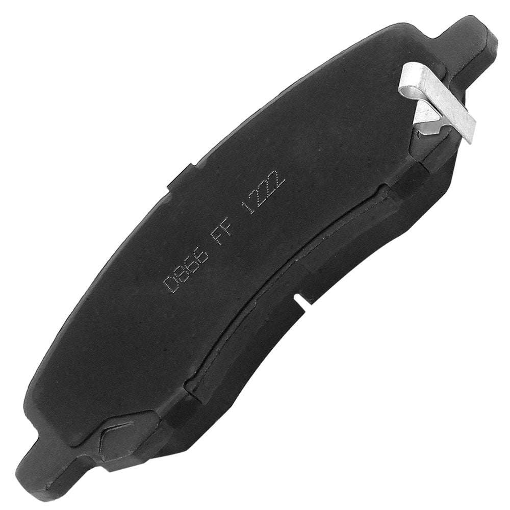 Ceramic brake pads with hardware for Chrysler 200, Dodge Avenger, Jeep Compass, Mitsubishi Lancer