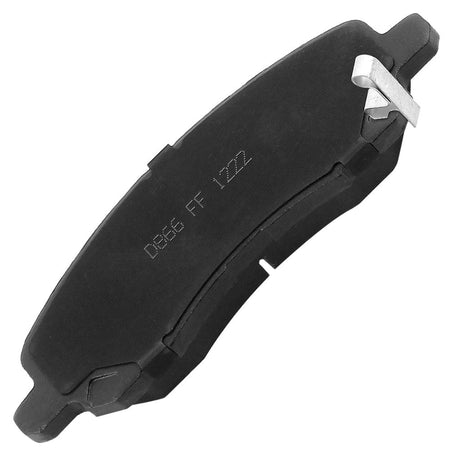 Ceramic brake pads with hardware for Chrysler 200, Dodge Avenger, Jeep Compass, Mitsubishi Lancer