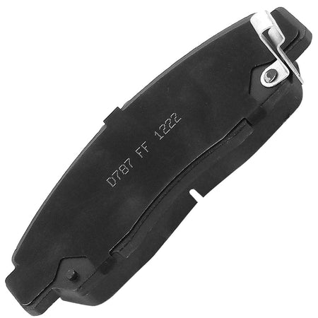 Front ceramic brake pads with hardware for Acura and Honda vehicles