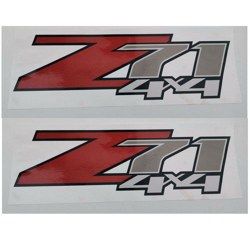 Z71 4x4 Sticker Chevy Silverado GMC Sierra Decal 2pc