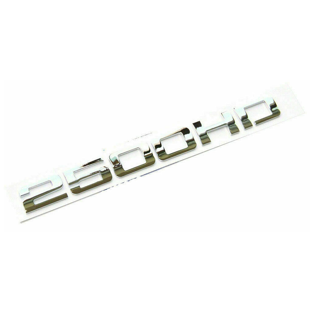 Chrome 2500HD Emblem Badge Set for Silverado and Sierra Trucks