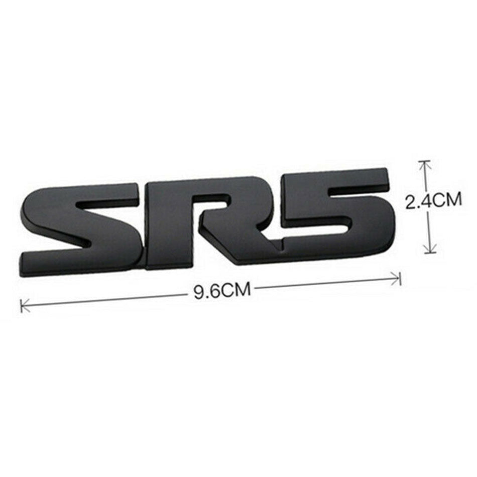 Black SR5 Emblem for Toyota Tacoma Tundra 4Runner 2pcs