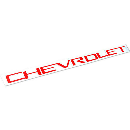 2019-2023 Silverado Red Tailgate Letter Inserts - Nameplate