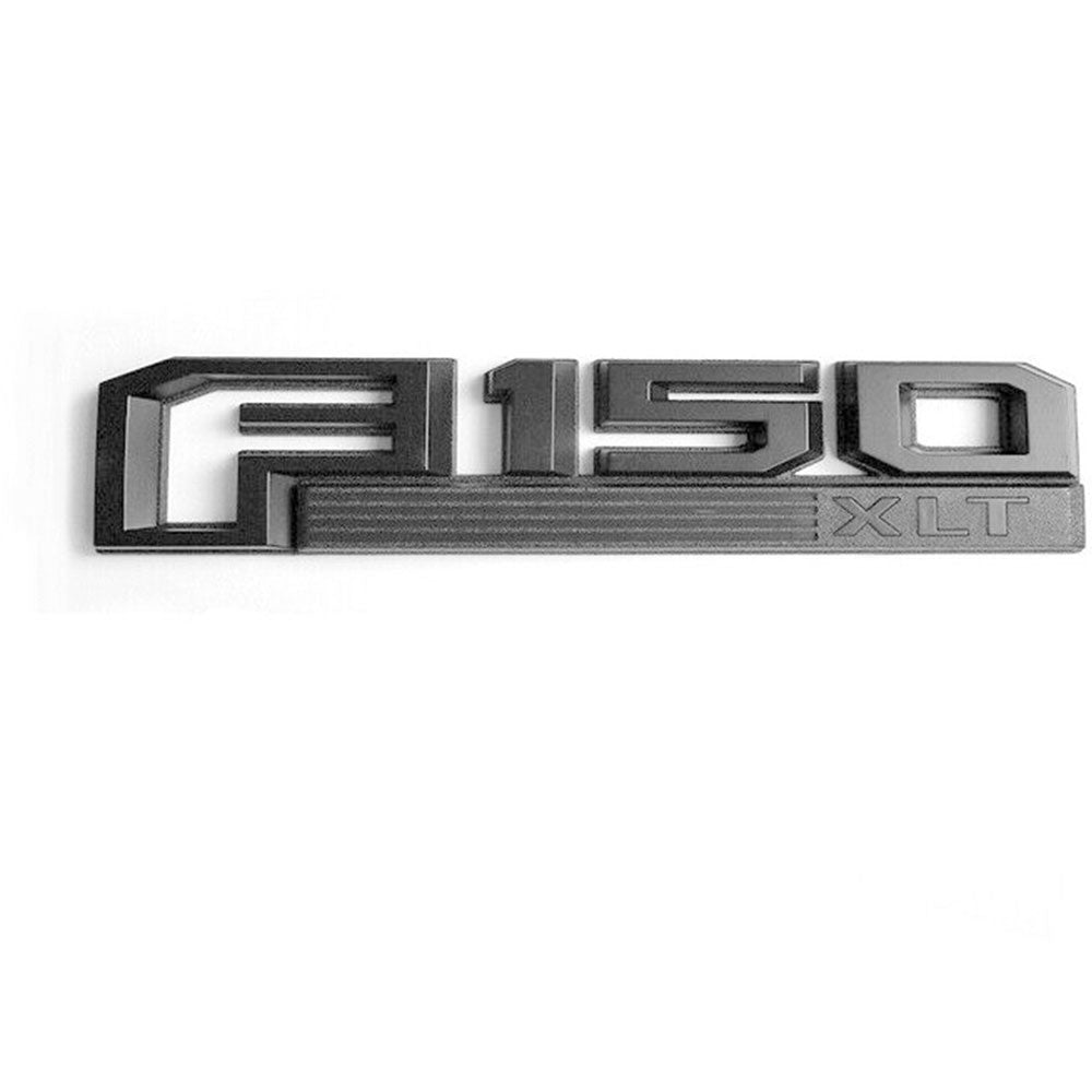 Matte black fender emblems for Ford F-150 XLT 2015-2020