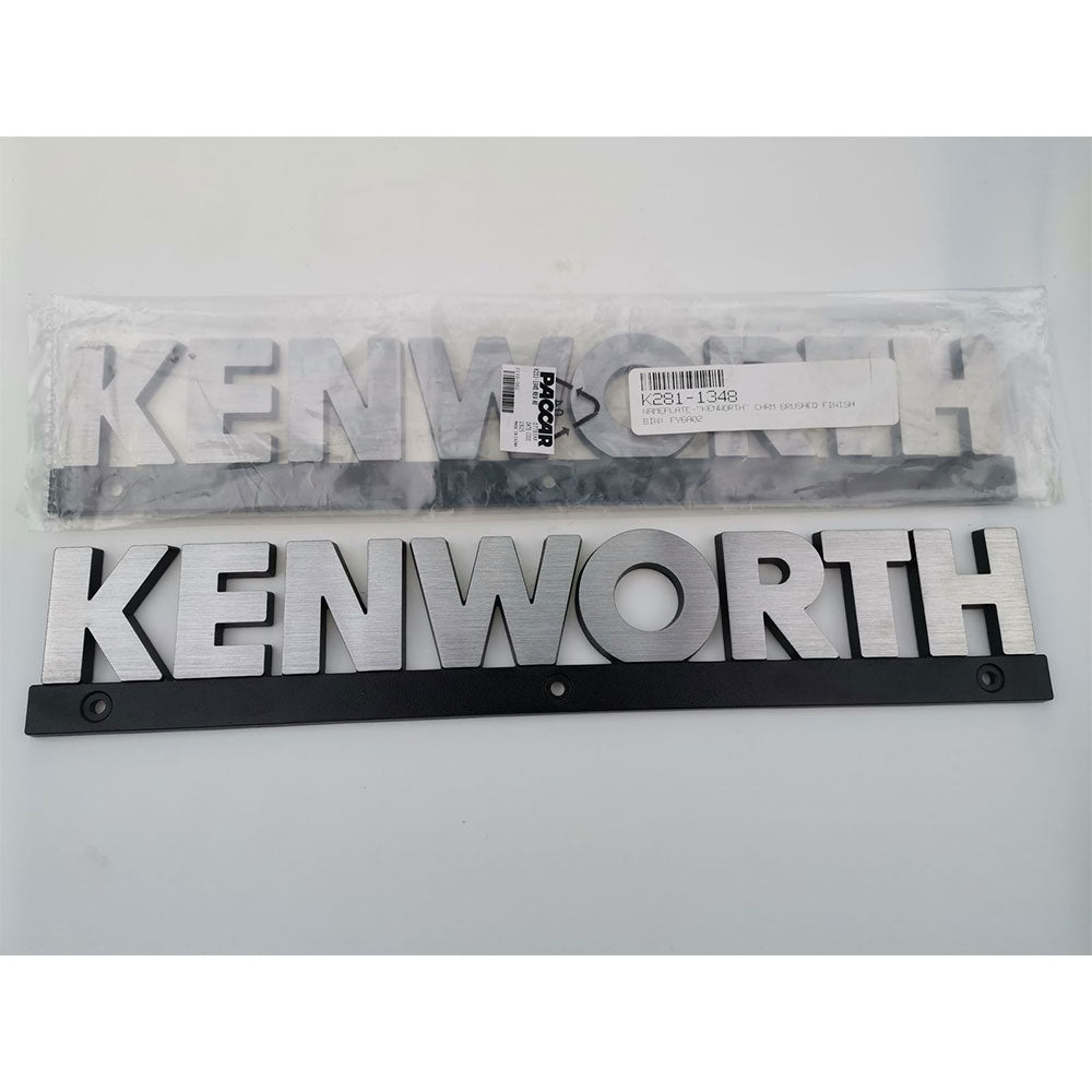 Chrome Metal Nameplate Emblem Plate for Truck Cab
