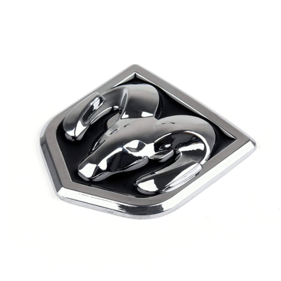 Rear Tailgate Emblem for Dodge Ram 2009-2018 Silver Black