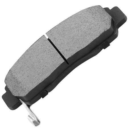 Front ceramic brake pads with hardware for Acura and Honda vehicles