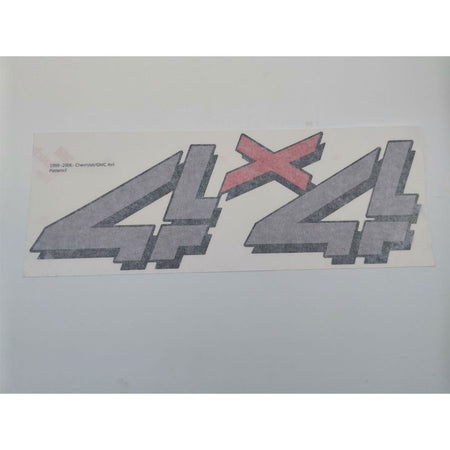 4x4 Decal Stickers for Chevrolet Silverado 1999–2006 (2pcs)