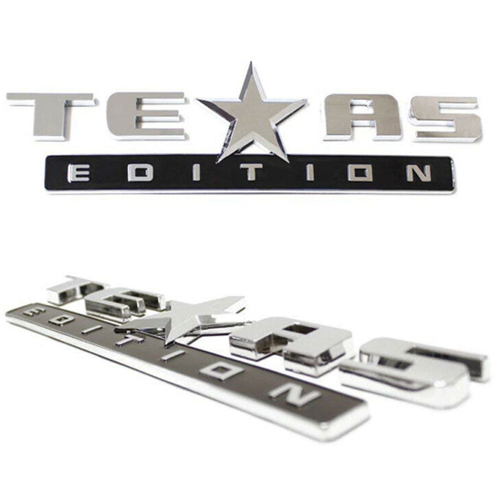 Texas Edition emblems for 2007-2015 Chevrolet Silverado and GMC Sierra trucks