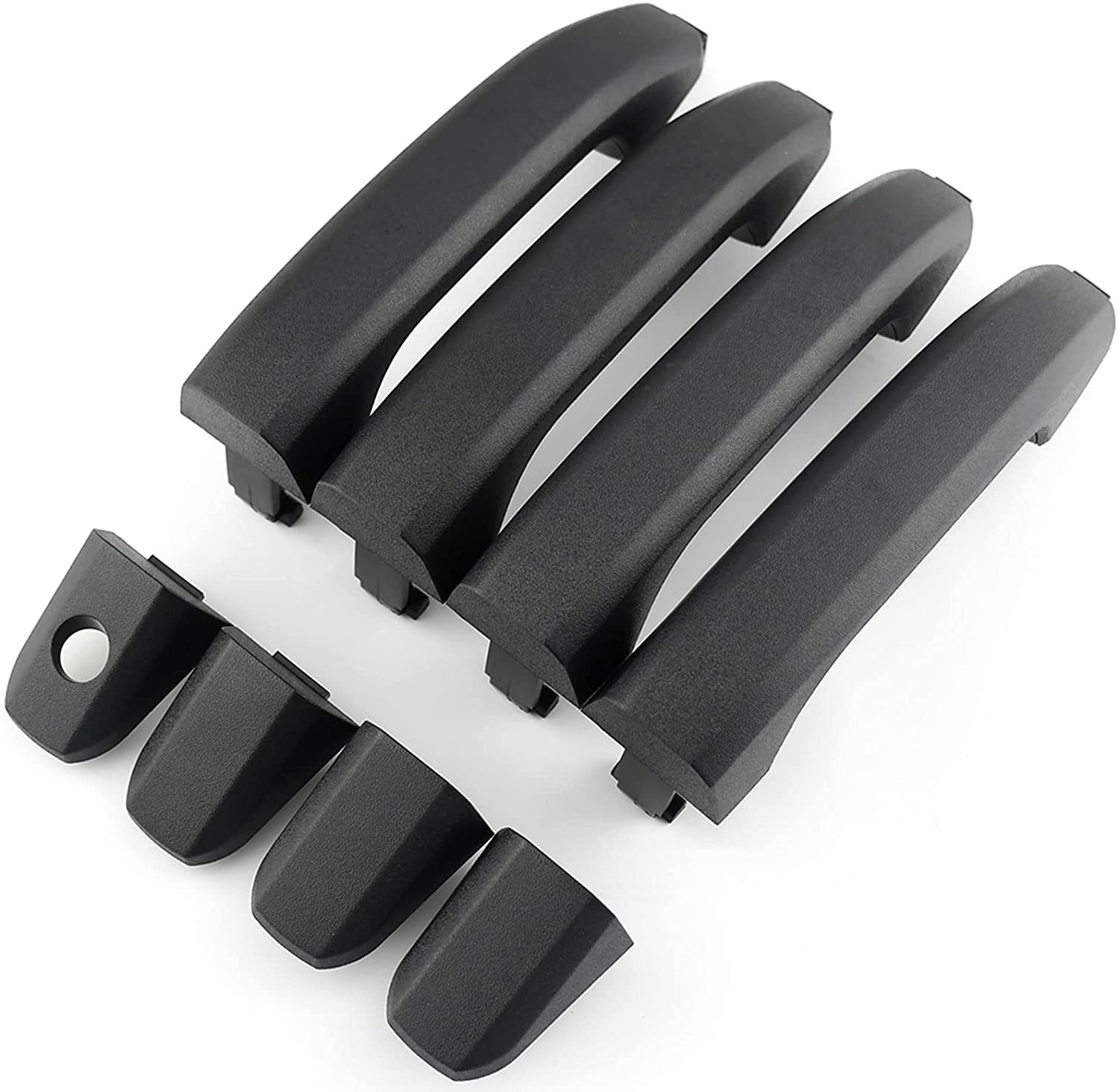 Black Exterior Door Handles for Chevy Silverado GMC Sierra Yukon