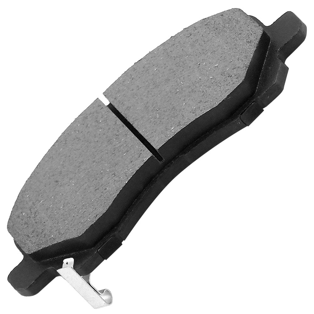 Ceramic brake pads with hardware for Chrysler 200, Dodge Avenger, Jeep Compass, Mitsubishi Lancer