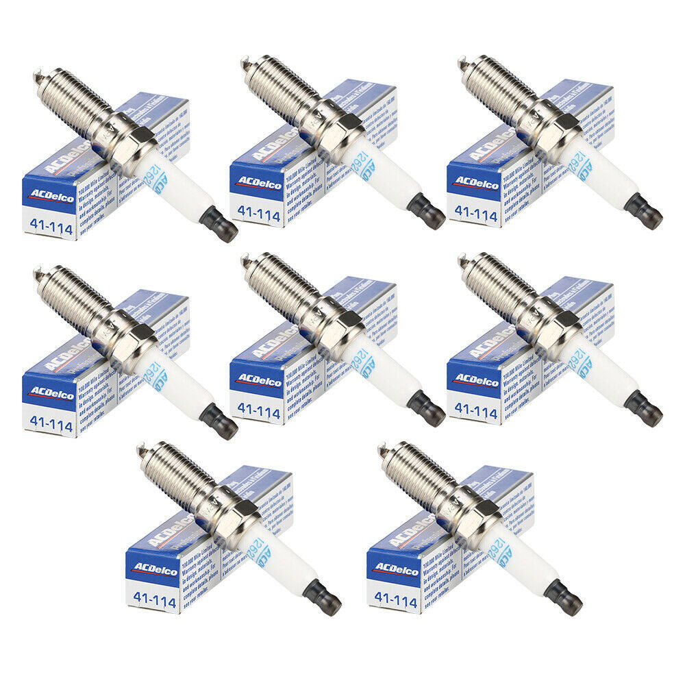 8pc iridium spark plugs for Chevrolet Silverado and GMC Sierra 5.3L V8 (2016-2017 models)