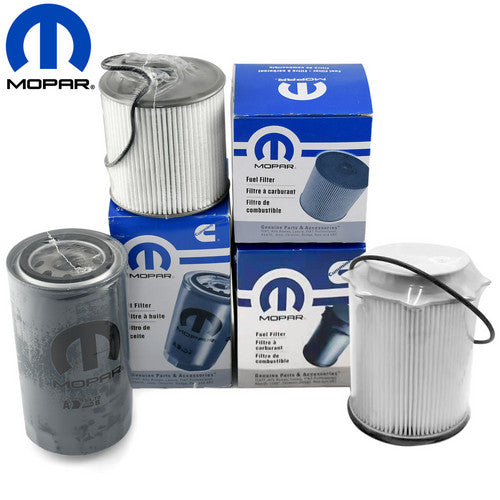 Oil and fuel filter kit for Ram 2500-5500 trucks with 6.7L diesel engine