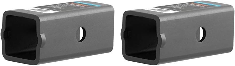 Steel trailer hitch adapter sleeve for 2.5 to 2 inch receiver