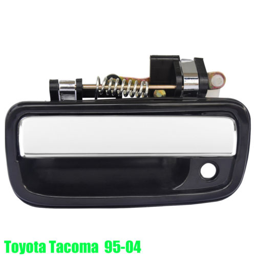 Front left exterior door handle for Toyota Tacoma 1995–2004 black chrome