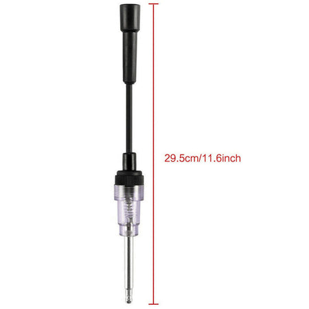 Universal in-line spark plug tester for ignition system diagnostics on gasoline engines