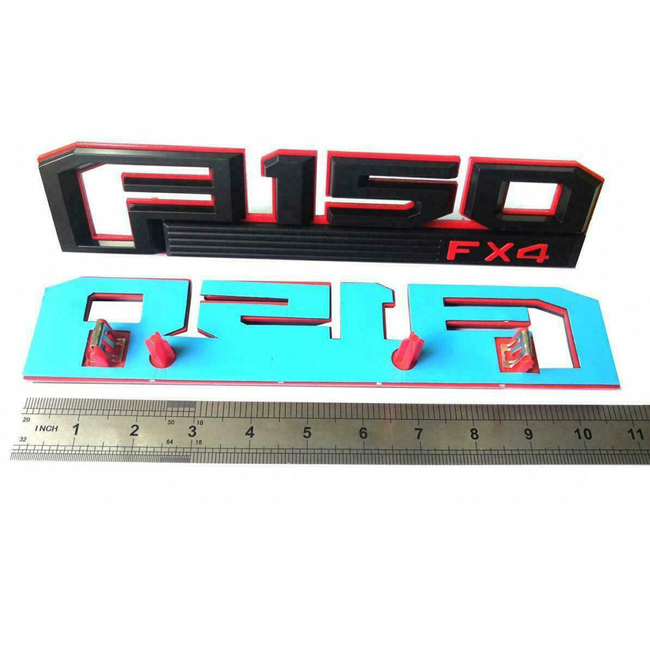 Ford F150 Emblems FX4 Fender Side GL3Z-16720-C GL3Z-16720-D
