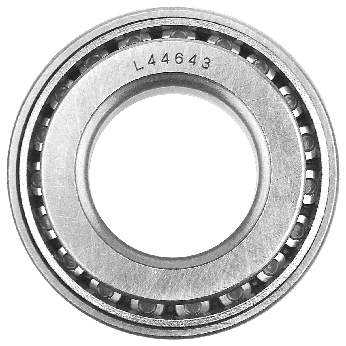 Trailer bearing repair kit with L44643 bearings and seals for 1-1/16" spindles on 2000# EZ Lube axles