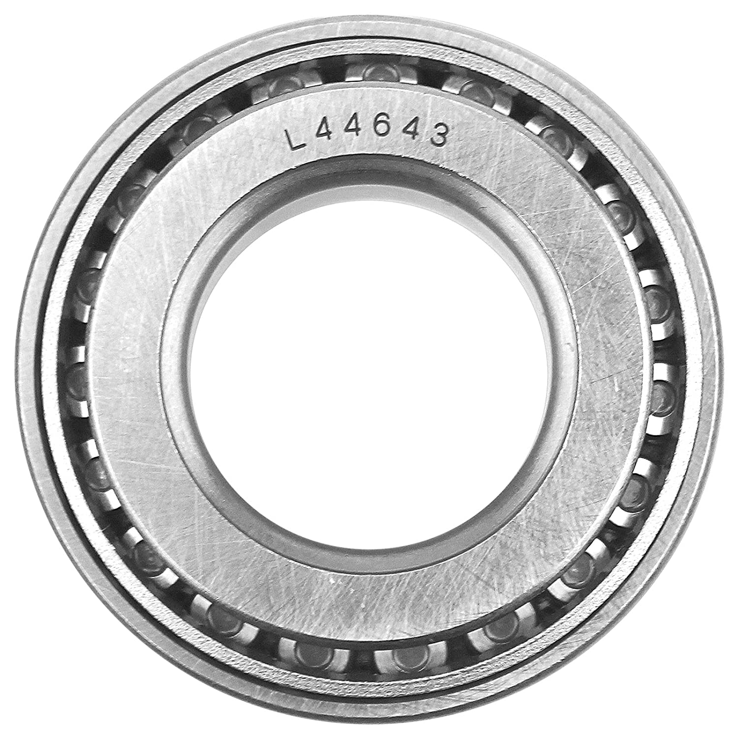 Trailer bearing repair kit with L44643 bearings and seals for 1-1/16" spindles on 2000# EZ Lube axles