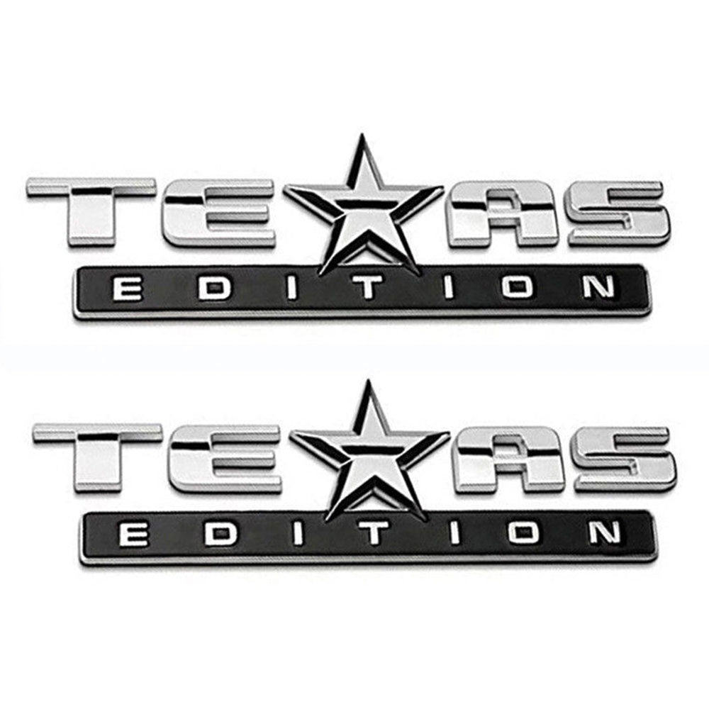 Texas Edition emblems for 2007-2015 Chevrolet Silverado and GMC Sierra trucks