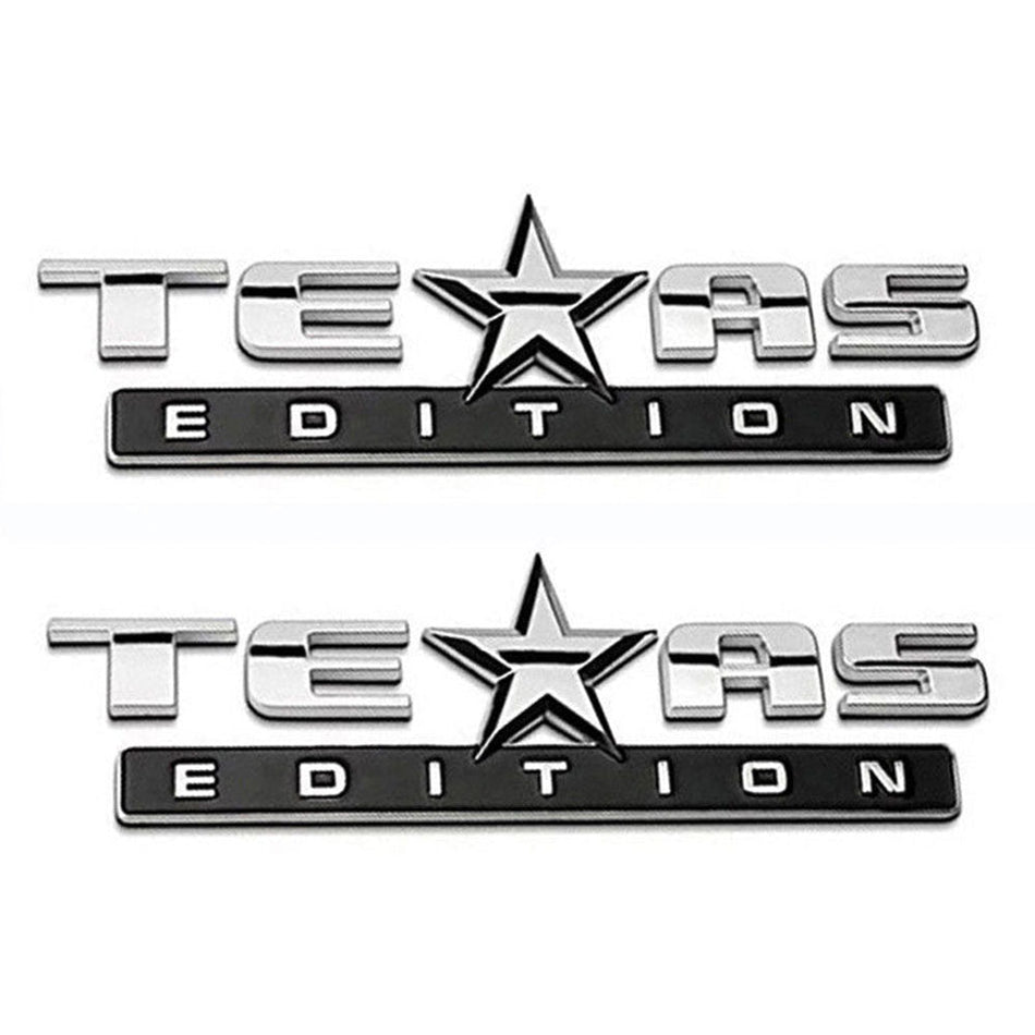 Texas Edition emblems for 2007-2015 Chevrolet Silverado and GMC Sierra trucks