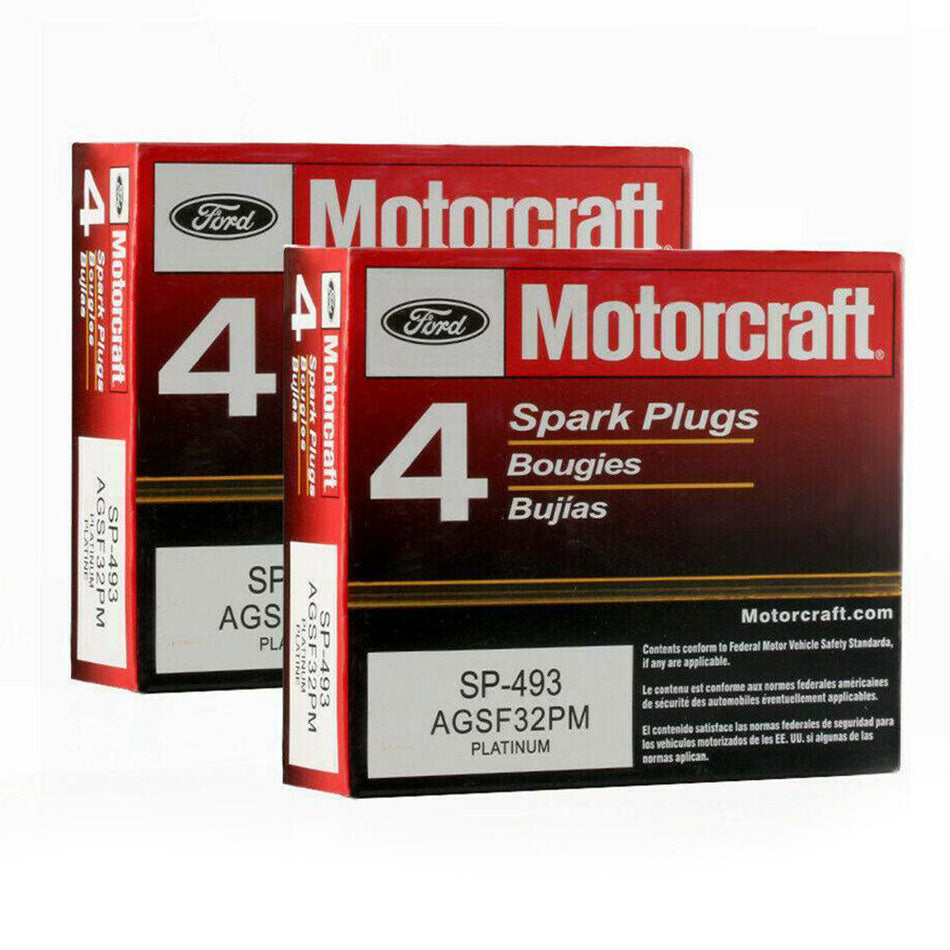 Platinum Spark Plugs for Ford, Cadillac, Chevy, GMC - 6PCS Set