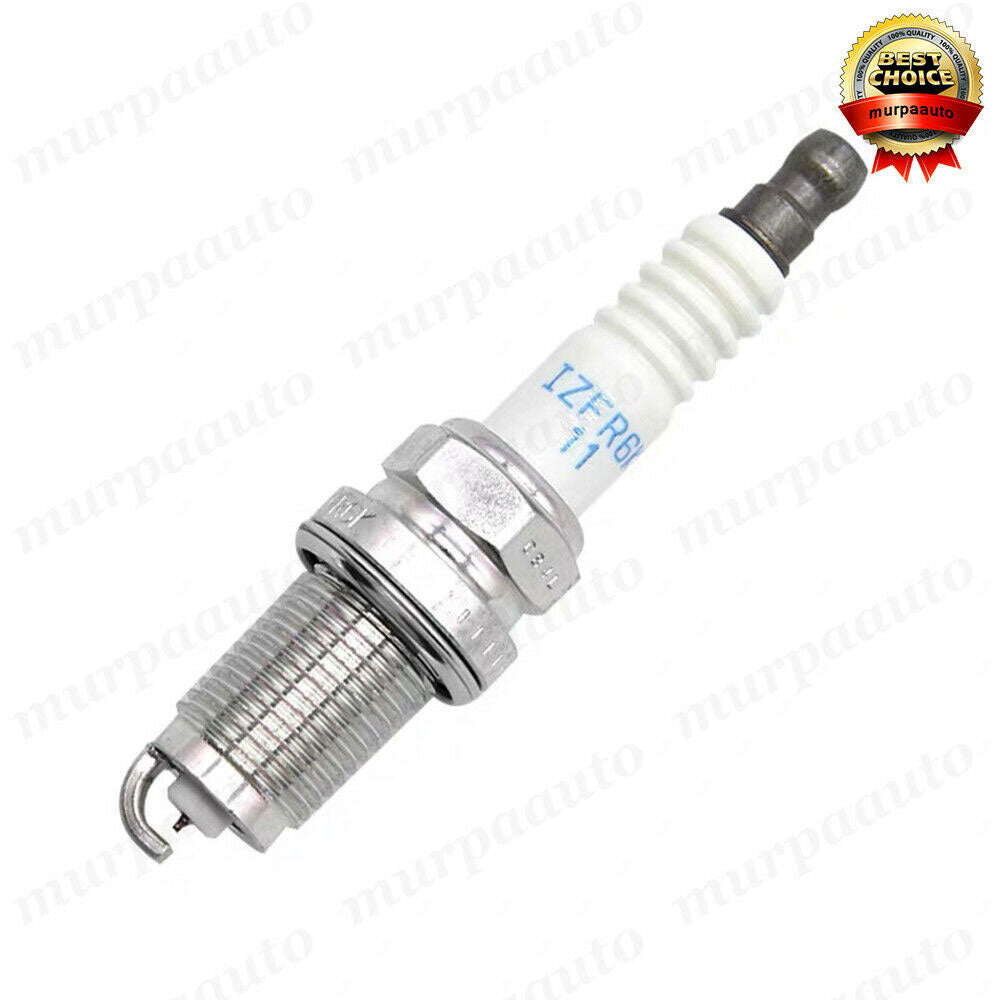 Iridium Spark Plugs for Honda Accord CR-V Acura RSX - 6PCS Set