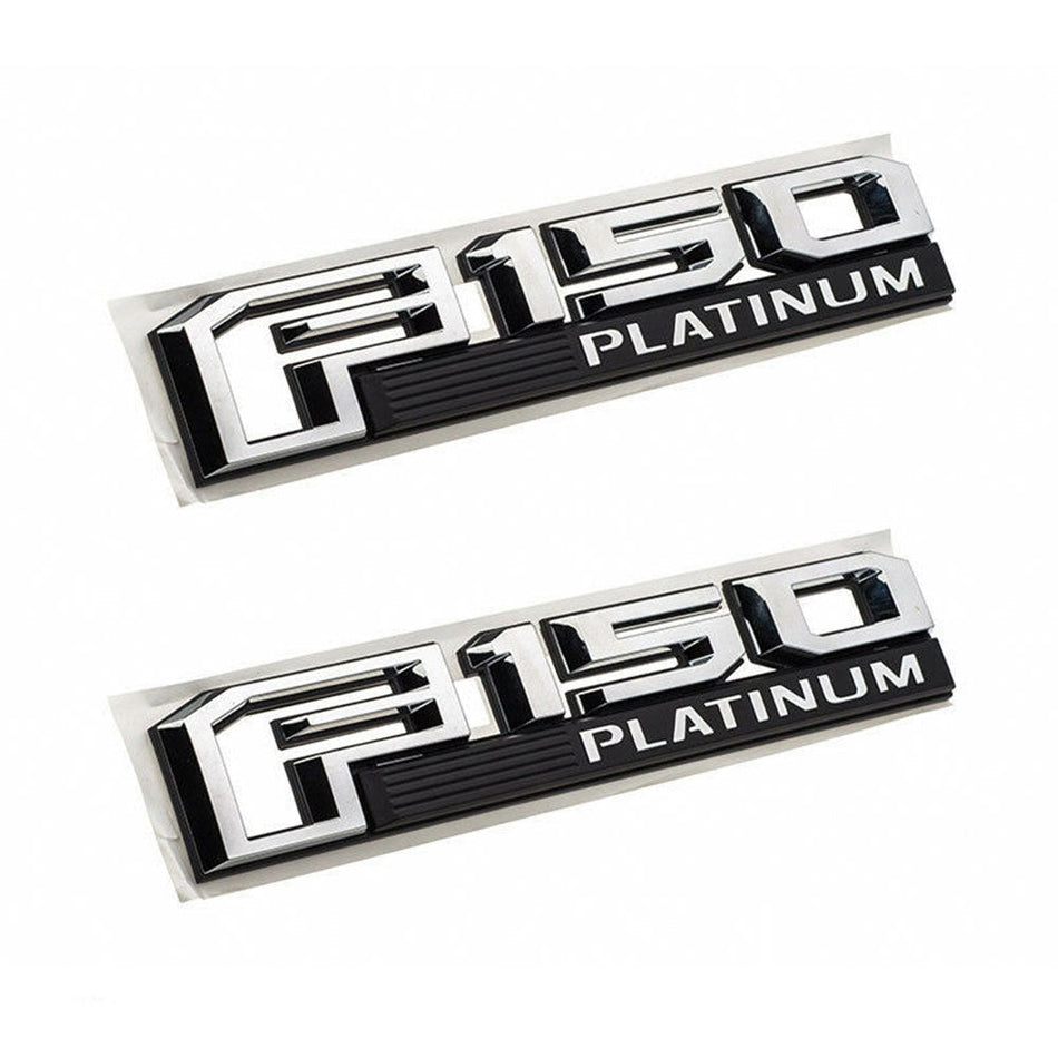Ford F-150 Platinum Fender Emblem FL3Z-16720-G, FL3Z-16720-H