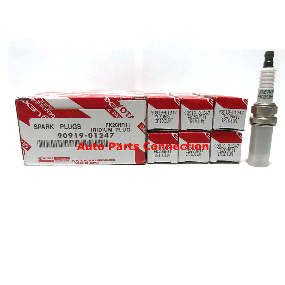 6pcs Spark Plugs 90919-01247 for Toyota, Honda, Lexus, Audi