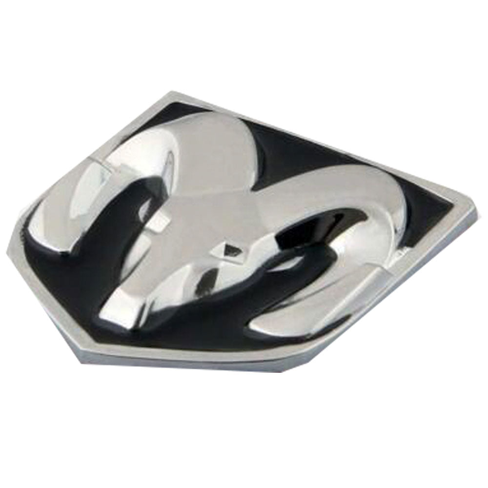 Rear Tailgate Emblem for Dodge Ram 2009-2018 Silver Black
