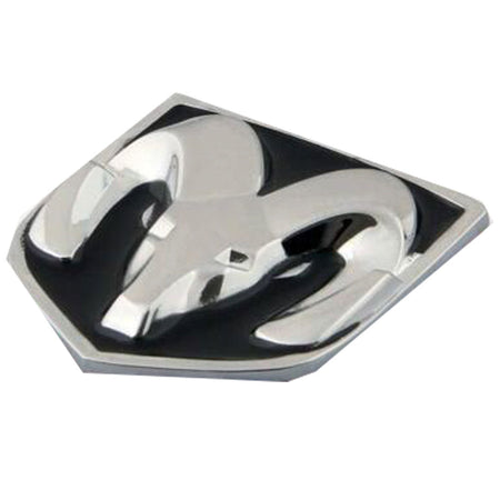 Rear Tailgate Emblem for Dodge Ram 2009-2018 Silver Black