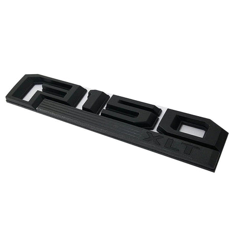 Matte black fender emblems for Ford F-150 XLT 2015-2020
